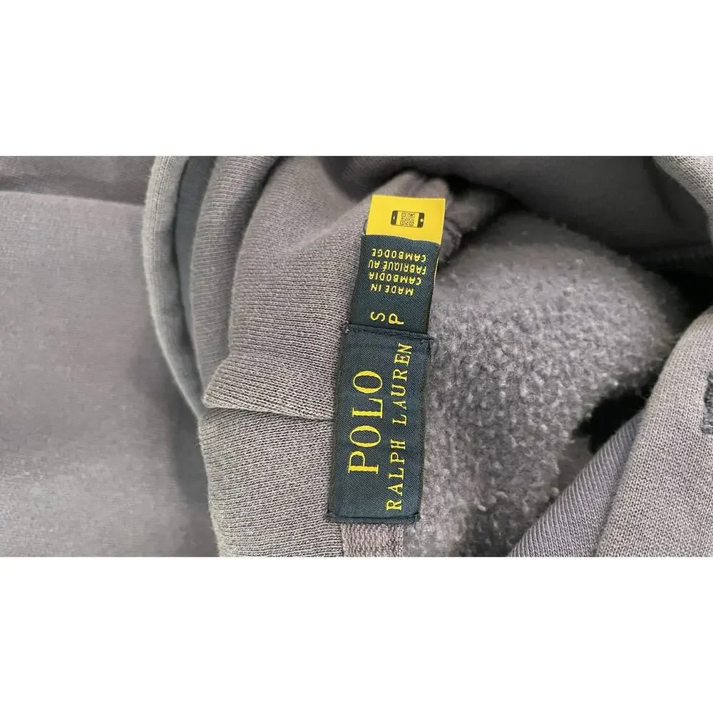 Polo Ralph Lauren Big Pony Hoodie Preppy Classic Sweatshirt  Purple Women's S - Picture 6 of 13